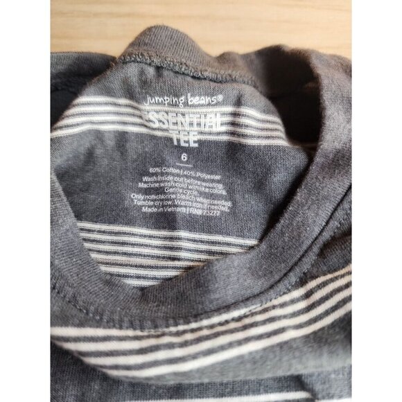 3 JUMPING BEANS Lot of 3 Boys Classic Long Sleeve Essential Tee Sz 6 - Picture 8 of 13